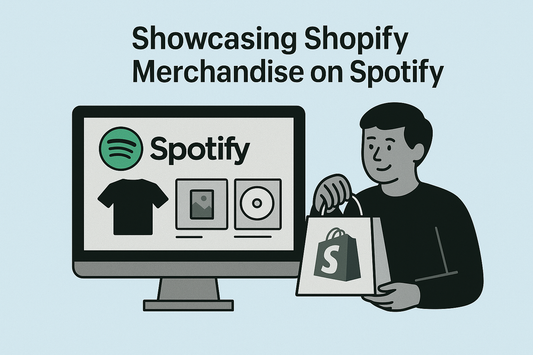 Showcasing Shopify merchandise on Spotify