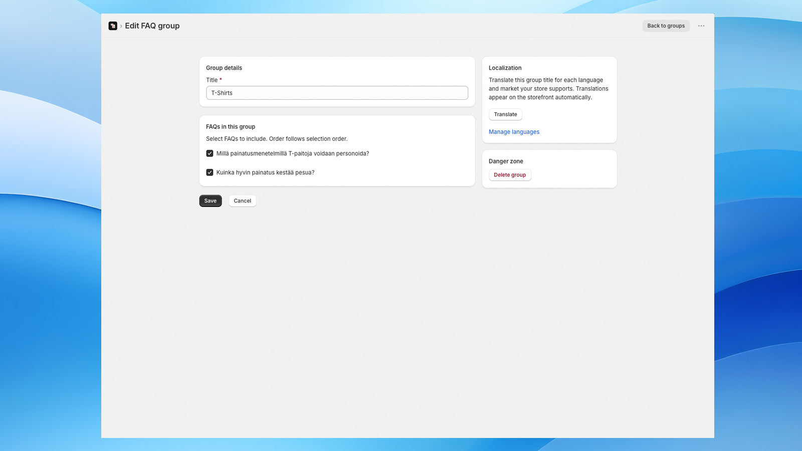 FAQed with SEO for Shopify